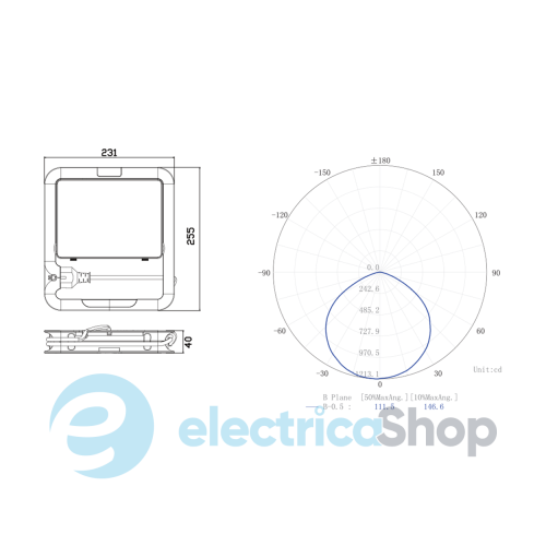 Прожектор светодиодный Thorsman LED 30 Вт IP65 Schneider IMT47226