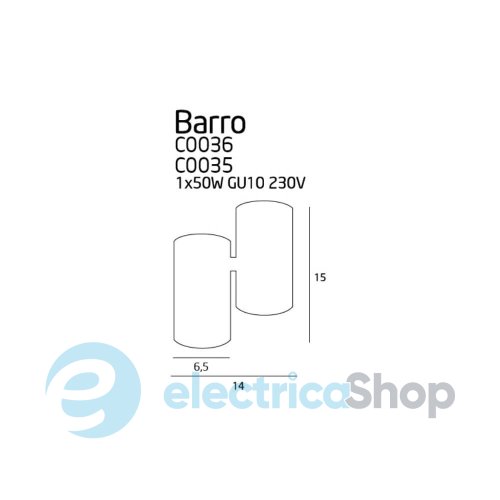 Спот MAXLIGHT BARRO C0036