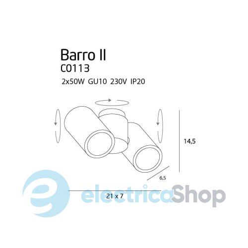 Спот MAXLIGHT BARRO C0114