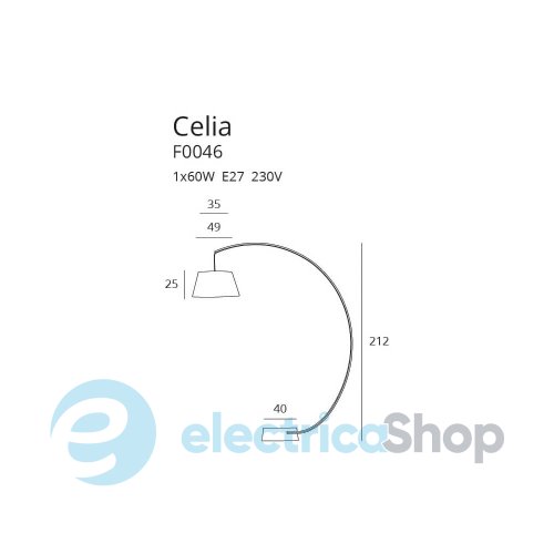 Торшер MAXLIGHT CELIA (F0046)