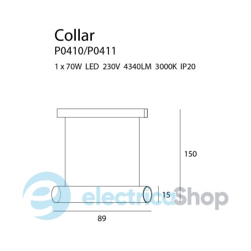 Подвесной светильник MAXLIGHT COLLAR P0411