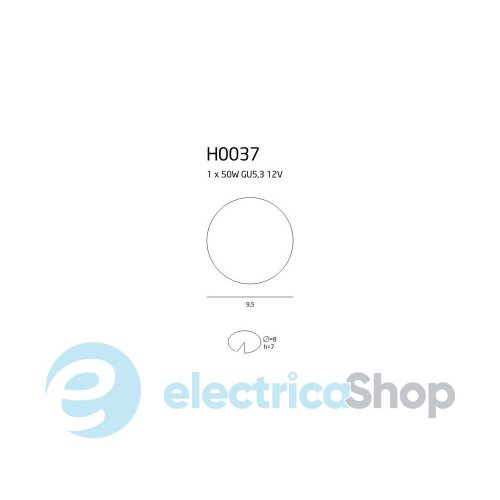 Вбудований точковий світильник MAXLIGHT FINE H0037