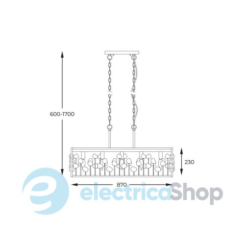 Люстра Zuma Line CAROLINE P0541-05B-SDAC