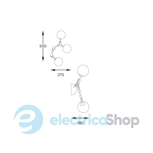 Бра Zuma Line DEIMOS W0462-02F-U8AC