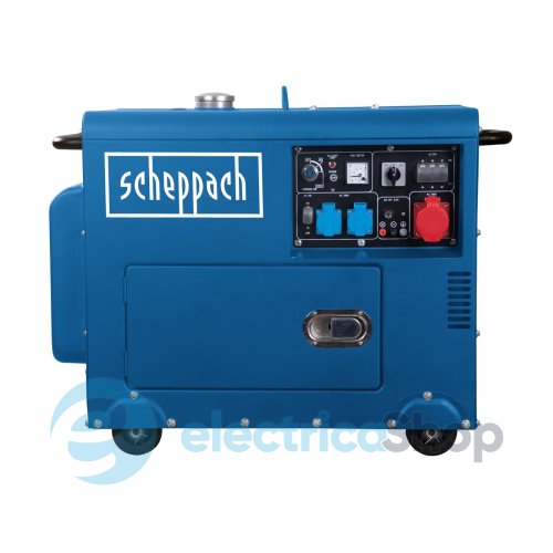 Генератор дизельний 220V/380V Scheppach SG5200D 5кВт