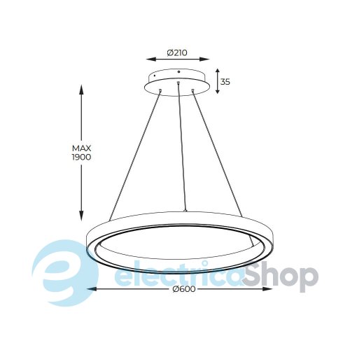 Люстра Zuma Line CARLO PL200910-600-SL