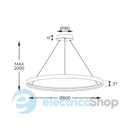 Люстра Zuma Line CARLO PL210503-800-GD