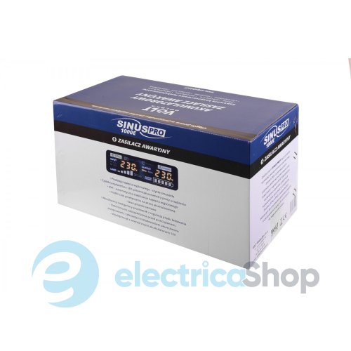 Источник резервного питания 12/230V ИБП VOLT Sinus PRO 1000E 12/230 В (700/1000 Вт)