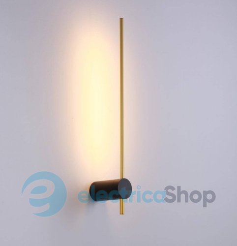 Настенный светильник Kloodi DECO WA-GALA R600 3K BK/GD LED 6W 3000K 100° 360LM