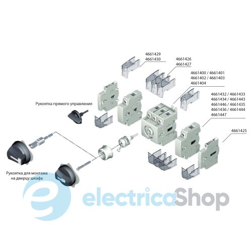 Вимикач навантаження 1-0 CLBS 80A 3P ETI 4661404