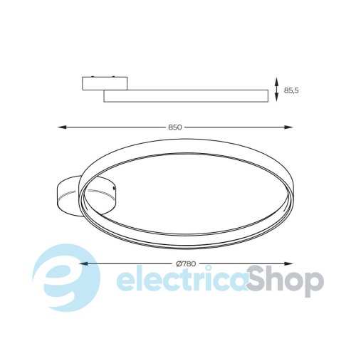 Люстра Zuma Line CIRCLE LA0771