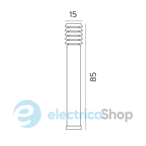 Парковый столбик Norlys Alta 5021GA DIM
