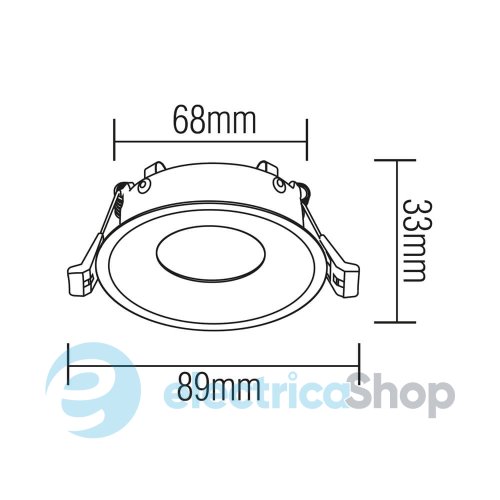 Корпус под лампу NEWGARDEN KAKTUS-R черный 015-034-0001-010
