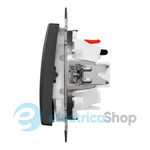 Выключатель для жалюзи 2-кл SE Sedna Design SDD114104 черный