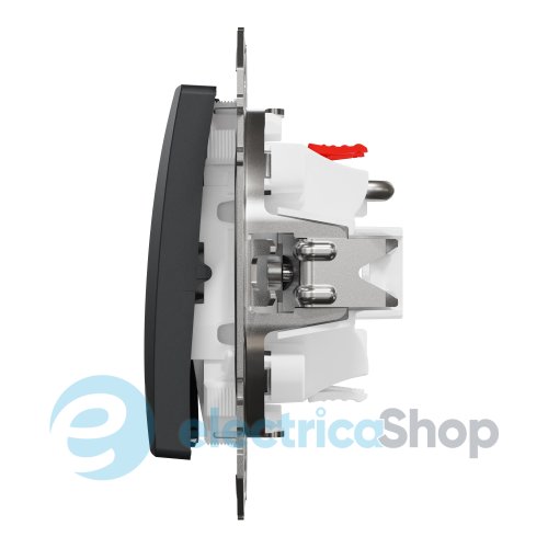 Вимикач кнопковий 2-кл. до жалюзі для серії Sedna Design Schneider Electric SDD114114 чорний