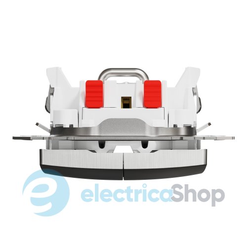 Вимикач кнопковий 2-кл. до жалюзі для серії Sedna Elements Schneider Electric SDD170114 алюміній матовий