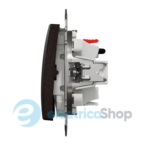 Вимикач кнопковий 2-кл. до жалюзі для серії Sedna Elements Schneider Electric SDD181104 венге