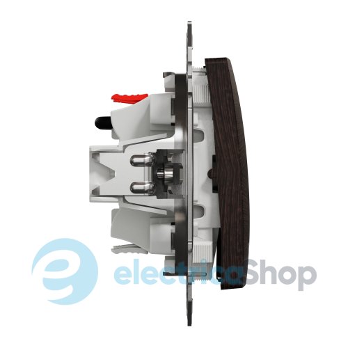 Вимикач кнопковий 2-кл. до жалюзі для серії Sedna Elements Schneider Electric SDD181104 венге