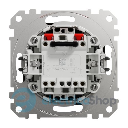 Вимикач кнопковий 2-кл. до жалюзі для серії Sedna Elements Schneider Electric SDD181104 венге