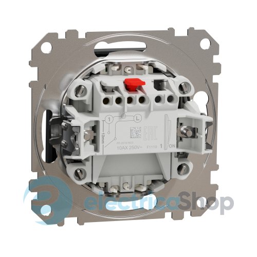 Выключатель с подсветкой 1-кл SE Sedna Design SDD114101L черный