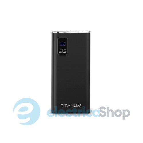 Повербанк VIDEX TITANUM 727S (27362) 20000mAh 22.5W Black