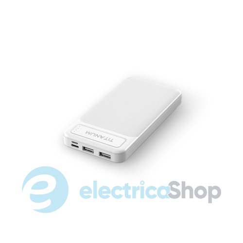 Повербанк VIDEX TITANUM 912 White 10000mAh (27355)