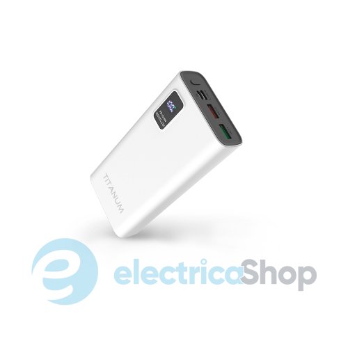Повербанк VIDEX TITANUM 727S (27363) 20000mAh 22.5W White