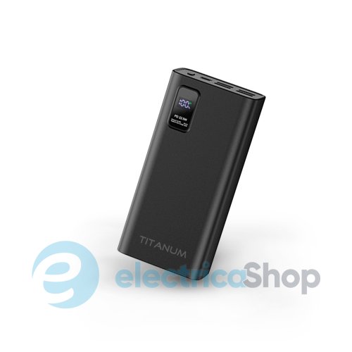 Повербанк VIDEX TITANUM 728S (27364) 30000mAh 22.5W Black