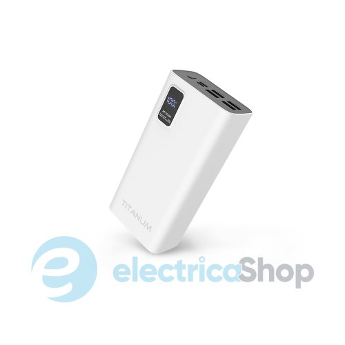 Повербанк TITANUM 728S 30000mAh 22.5W White
