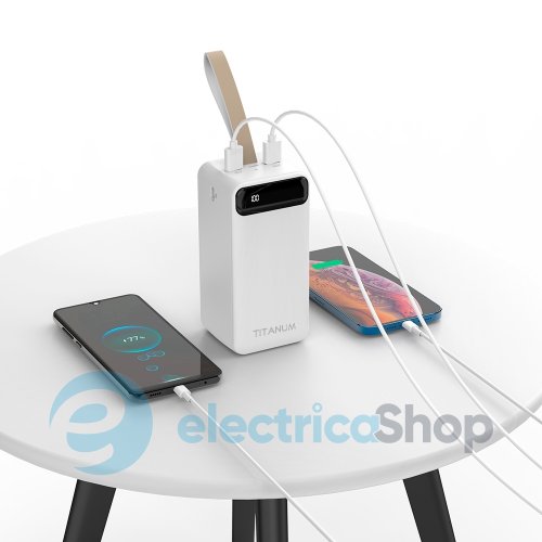 Повербанк VIDEX TITANUM 741 White 50000mAh (27361)