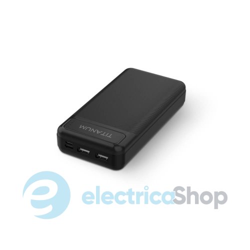 Повербанк VIDEX TITANUM 913 (27356) Black 20000mAh