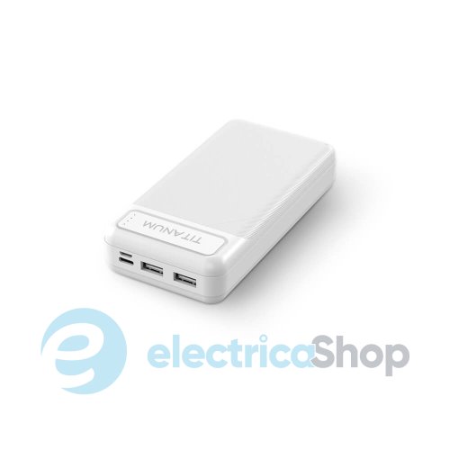Повербанк VIDEX TITANUM 913 (27357) White 20000mAh