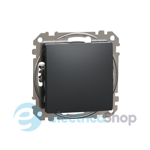 Вимикач кнопковий 1-кл. для серії Sedna Design Schneider Electric SDD114111 чорний