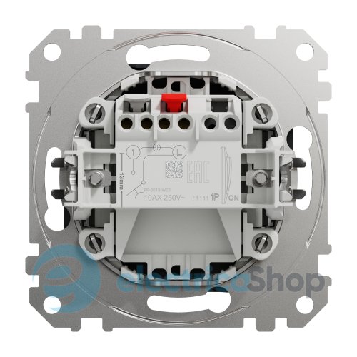 Вимикач кнопковий 1-кл. для серії Sedna Design Schneider Electric SDD114111 чорний