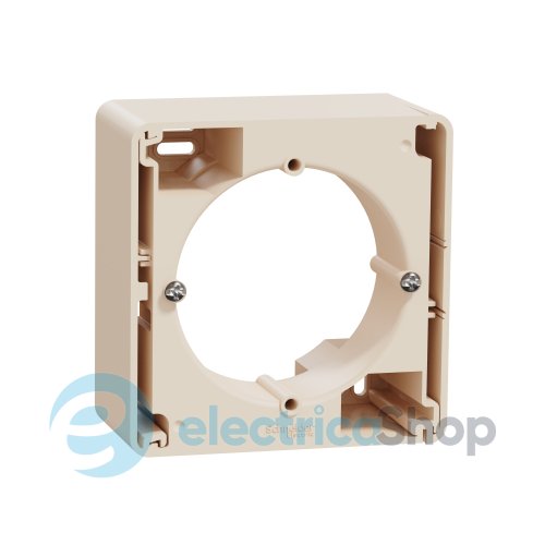 Коробка для поверхностного монтажа 1-пост SE Sedna Design SDD112901 бежевый