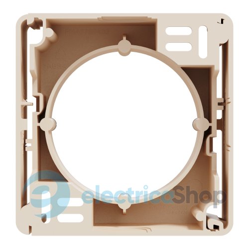 Коробка для поверхностного монтажа 1-пост SE Sedna Design SDD112901 бежевый