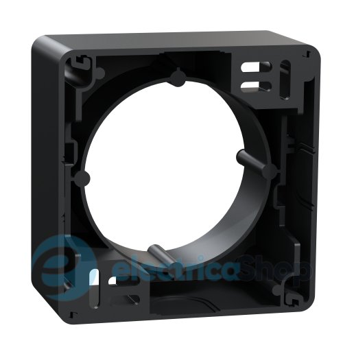 Коробка для поверхностного монтажа 1-пост SE Sedna Design SDD114901 черный