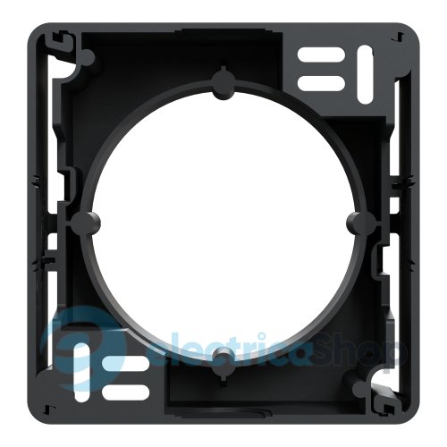 Коробка для поверхностного монтажа 1-пост SE Sedna Design SDD114901 черный