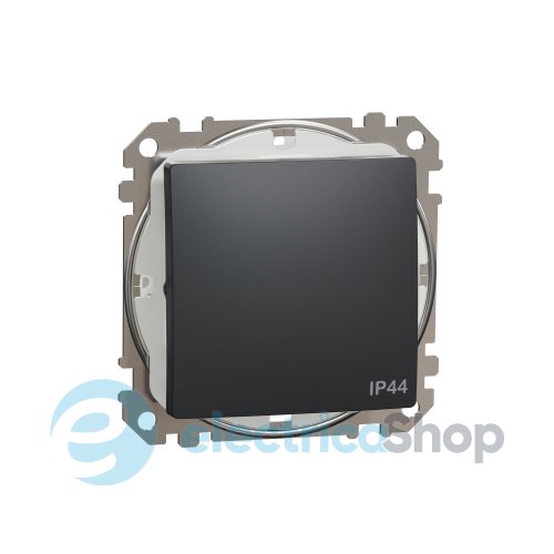 Переключатель 1-кл IP44 SE Sedna Design SDD214106 черный