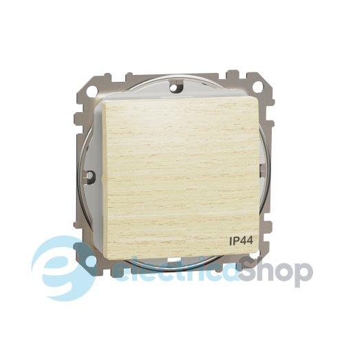 Переключатель 1-кл IP44 SE Sedna Elements SDD280106 береза