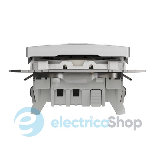 Переключатель с подсветкой 1-кл SE Sedna Design SDD113106L алюминий
