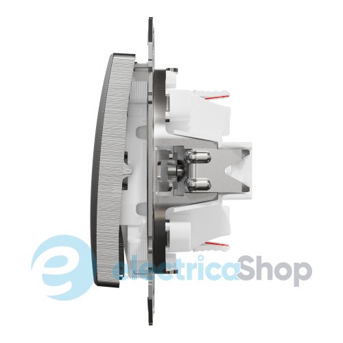 Перемикач 2-кл. для серії Sedna Elements Schneider Electric SDD170108 алюміній матовий