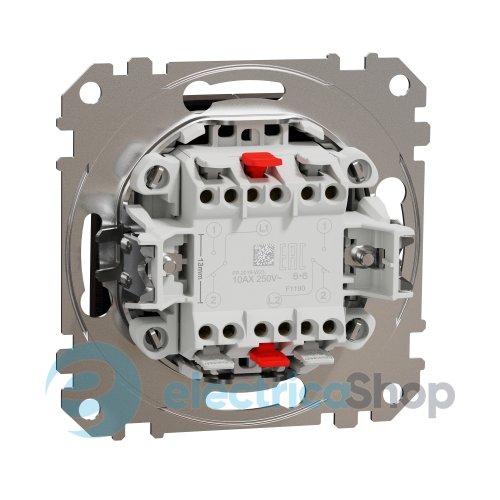 Перемикач 2-кл. для серії Sedna Elements Schneider Electric SDD181108 венге