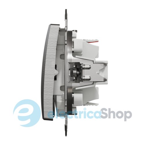 Перемикач 1-кл. для серії Sedna Elements Schneider Electric SDD170106 алюміній матовий