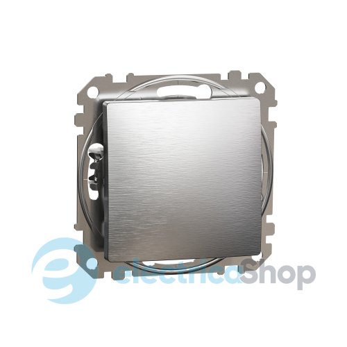 Перемикач 1-кл. для серії Sedna Elements Schneider Electric SDD170106 алюміній матовий