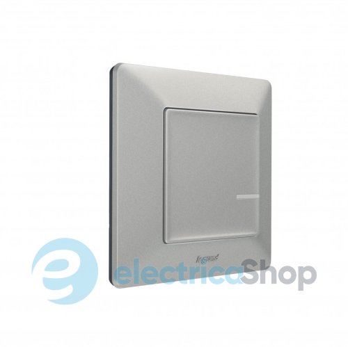 Умный беспроводной выключатель 1-кл. Valena Life with Netatmo 752385, алюминий