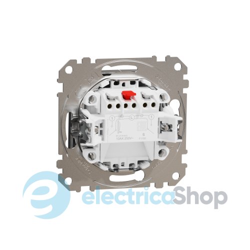 Выключатель 2-кл SE Sedna Elements SDD170105 матовый алюминий