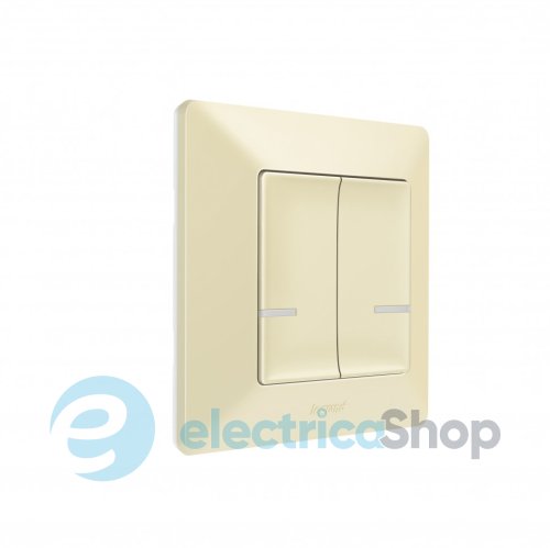 Умный беспроводной выключатель 2-кл. Valena Life with Netatmo 752287, слоновая кость
