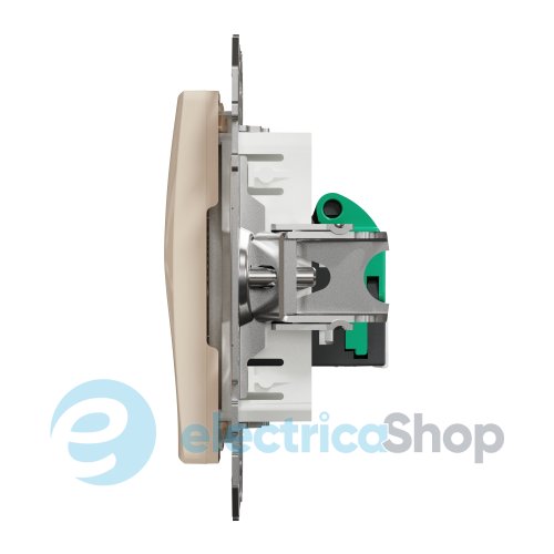Компьютерная розетка RJ45 кат. 5е UTP SE Sedna Design SDD112451 бежевый