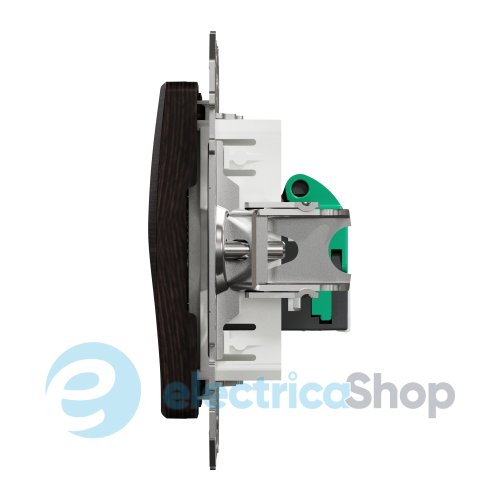 Комп'ютерна розетка RJ45 кат. 5е UTP SE Sedna Elements SDD181451 венге